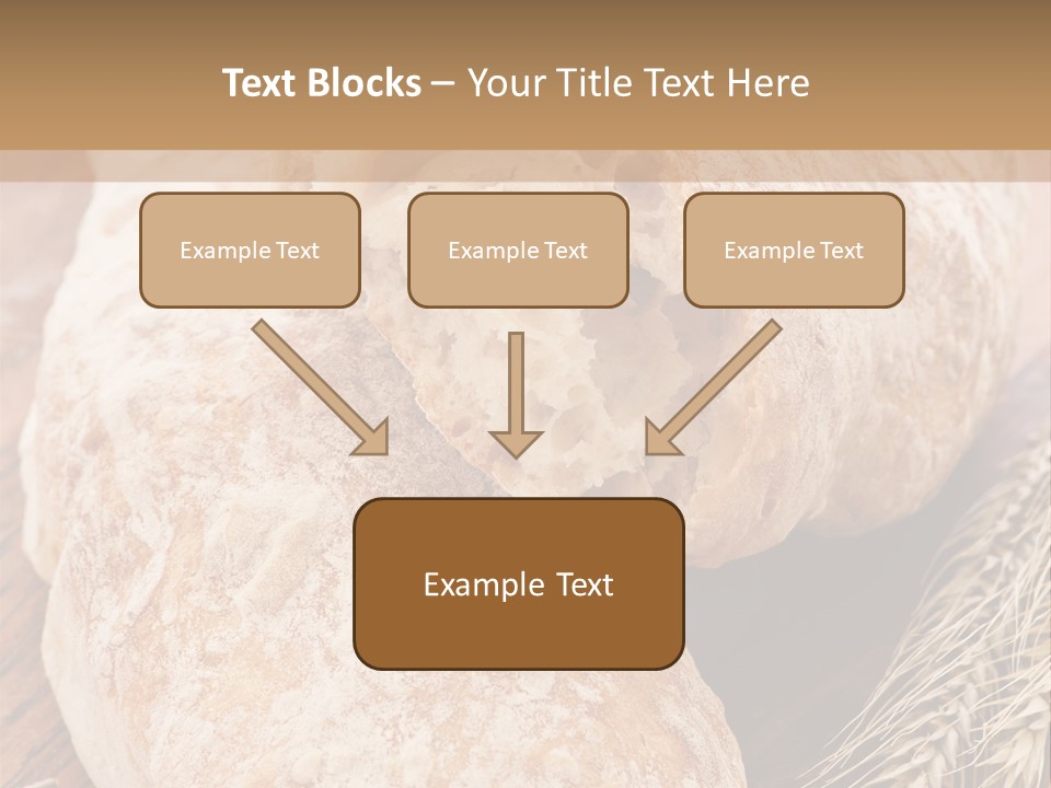 Backen Biologisch Brot PowerPoint Template