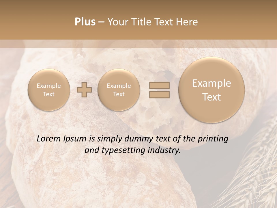 Backen Biologisch Brot PowerPoint Template