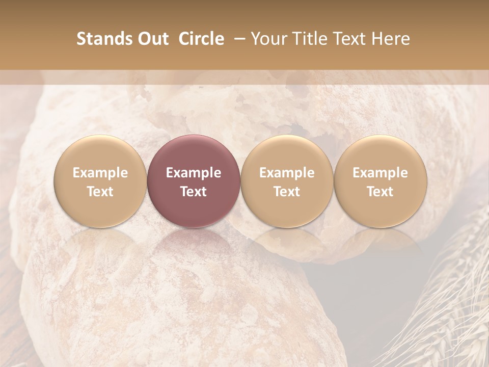 Backen Biologisch Brot PowerPoint Template