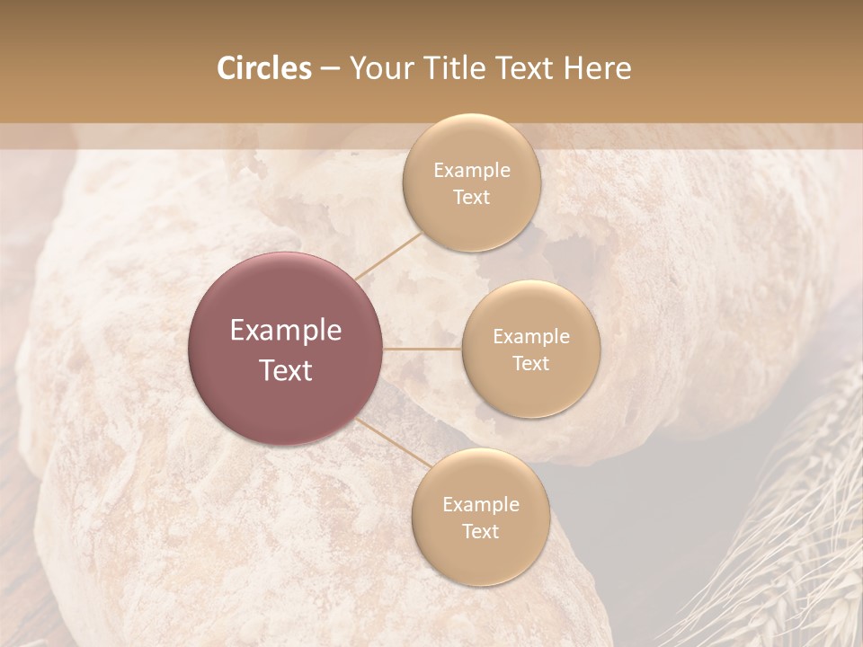 Backen Biologisch Brot PowerPoint Template