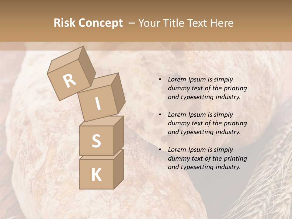 Backen Biologisch Brot PowerPoint Template