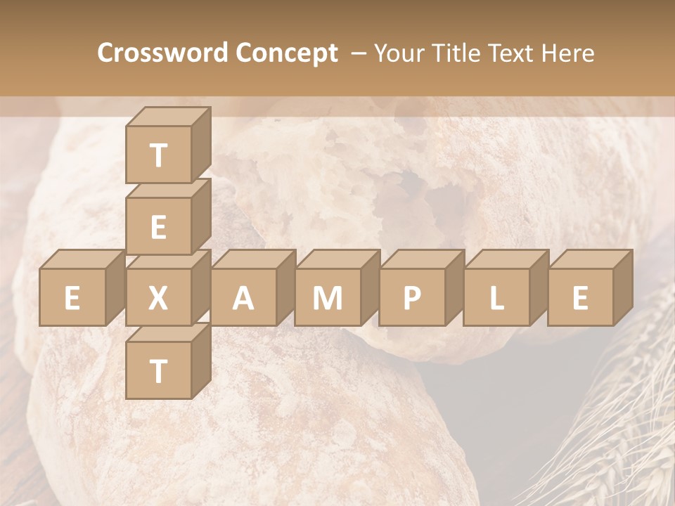 Backen Biologisch Brot PowerPoint Template