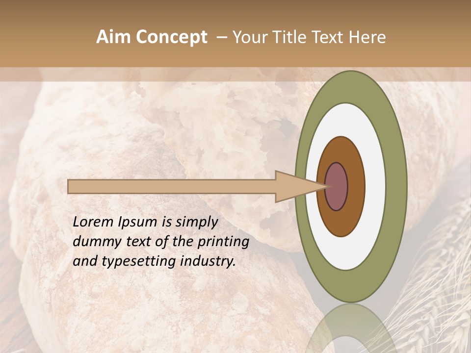 Backen Biologisch Brot PowerPoint Template