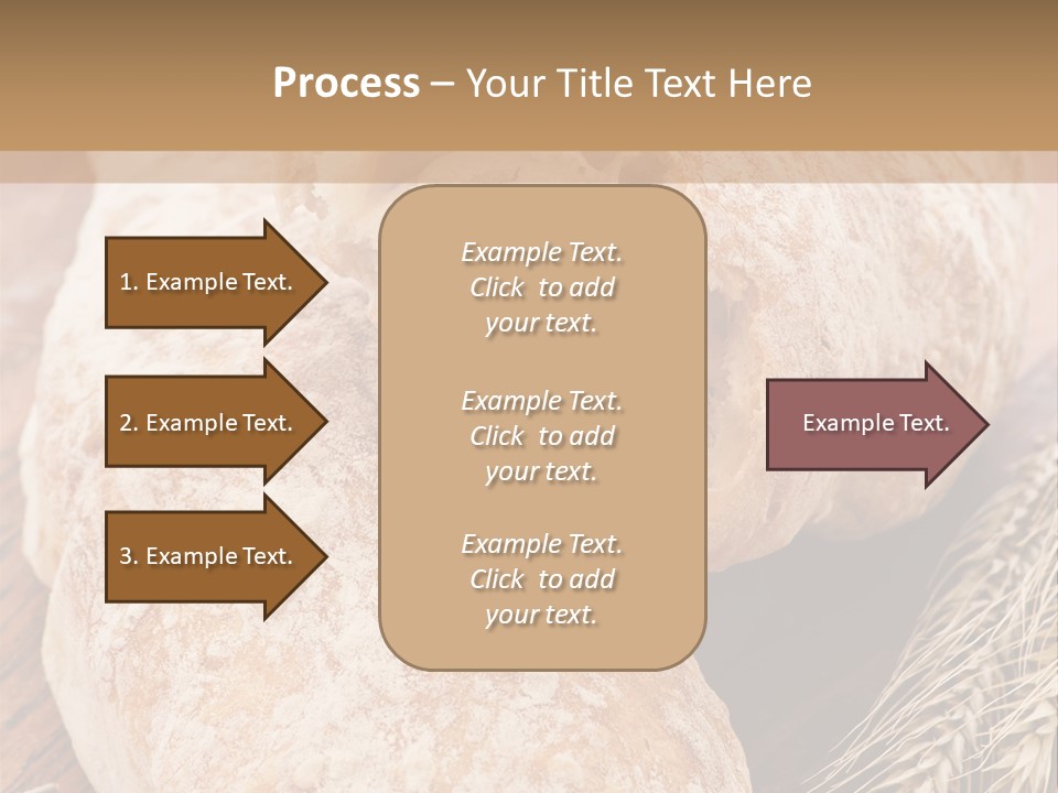 Backen Biologisch Brot PowerPoint Template