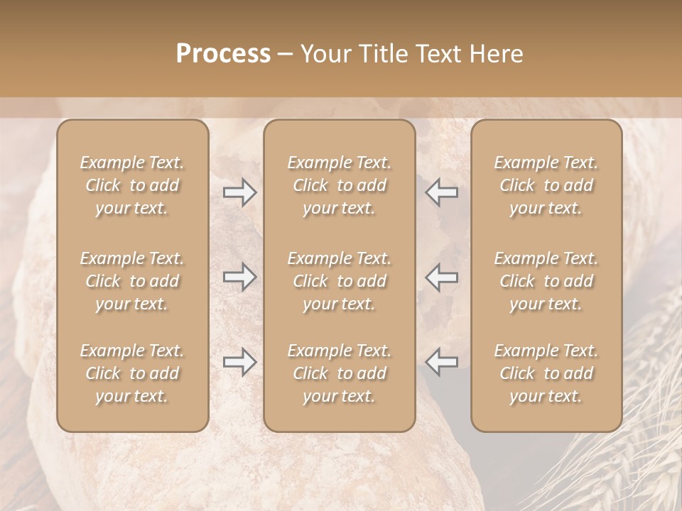 Backen Biologisch Brot PowerPoint Template