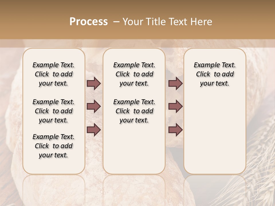 Backen Biologisch Brot PowerPoint Template