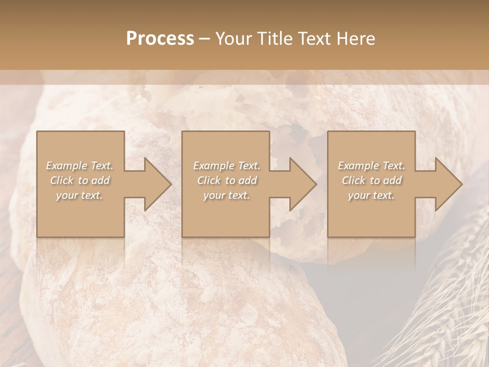 Backen Biologisch Brot PowerPoint Template