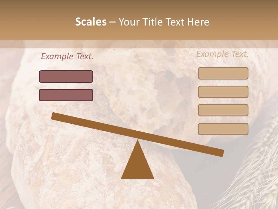 Backen Biologisch Brot PowerPoint Template