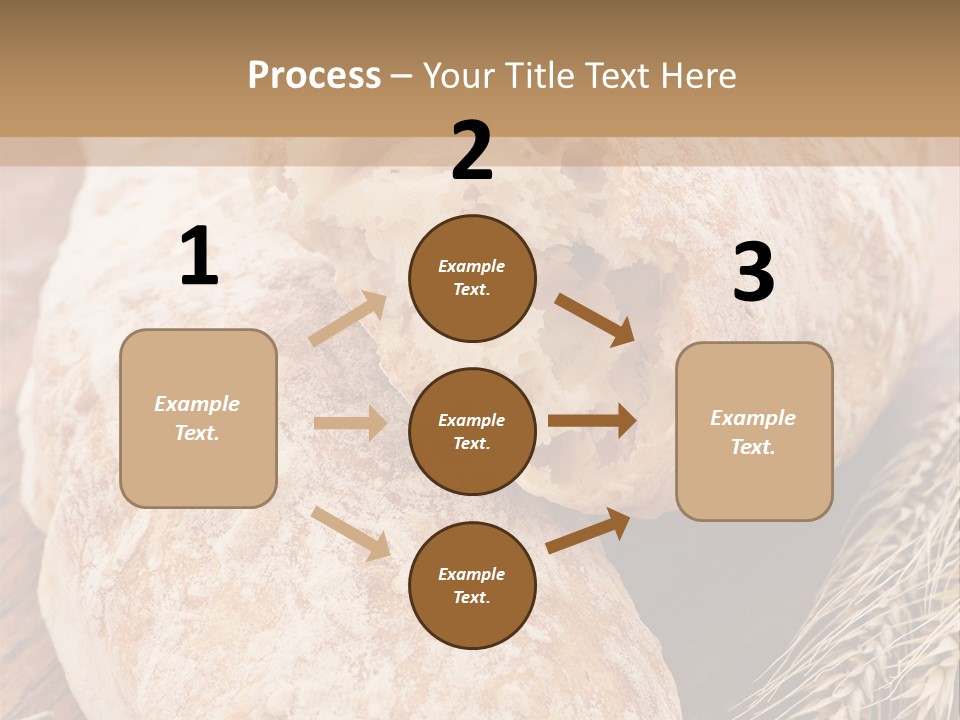 Backen Biologisch Brot PowerPoint Template