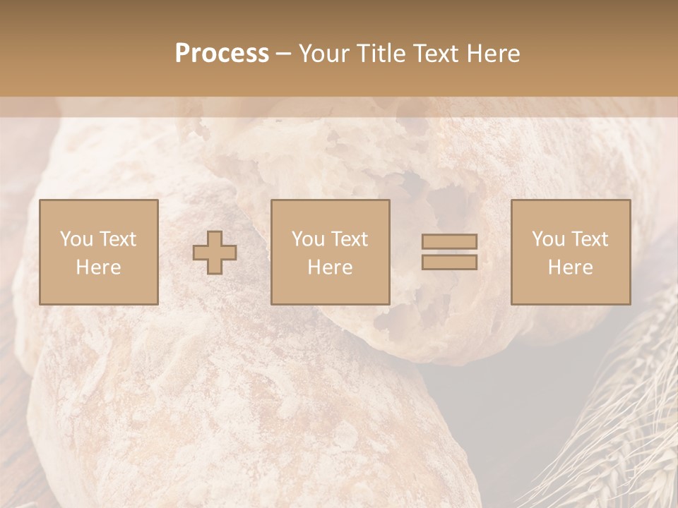 Backen Biologisch Brot PowerPoint Template