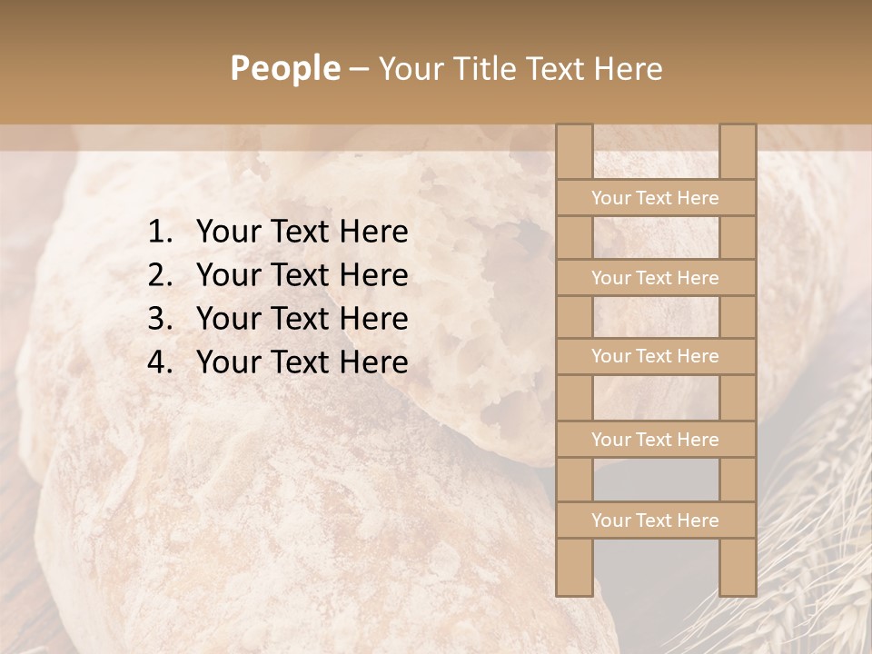 Backen Biologisch Brot PowerPoint Template