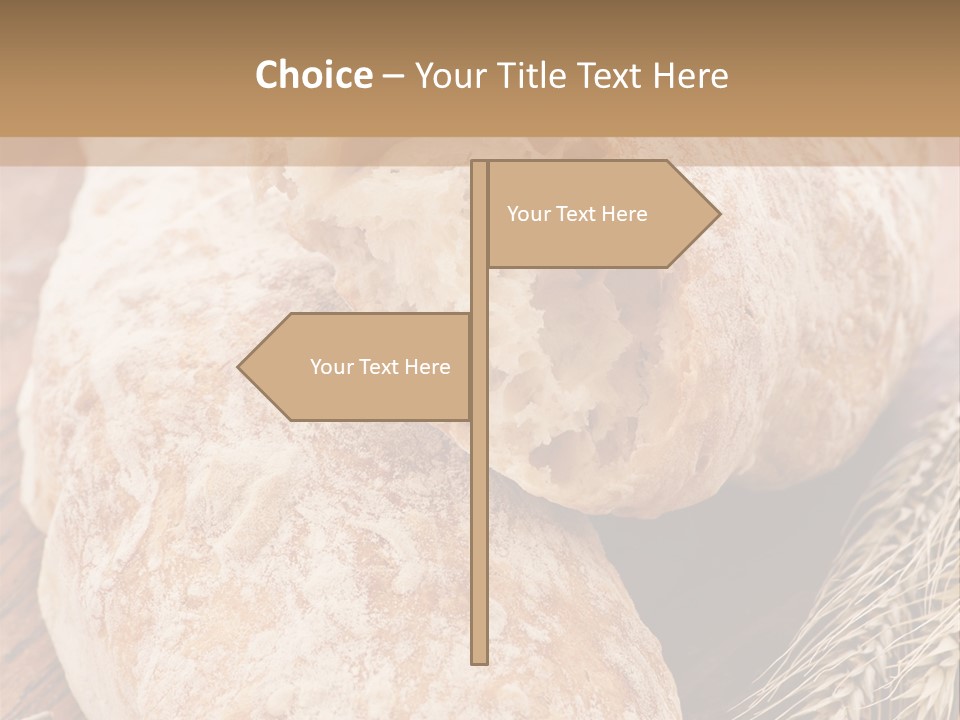 Backen Biologisch Brot PowerPoint Template