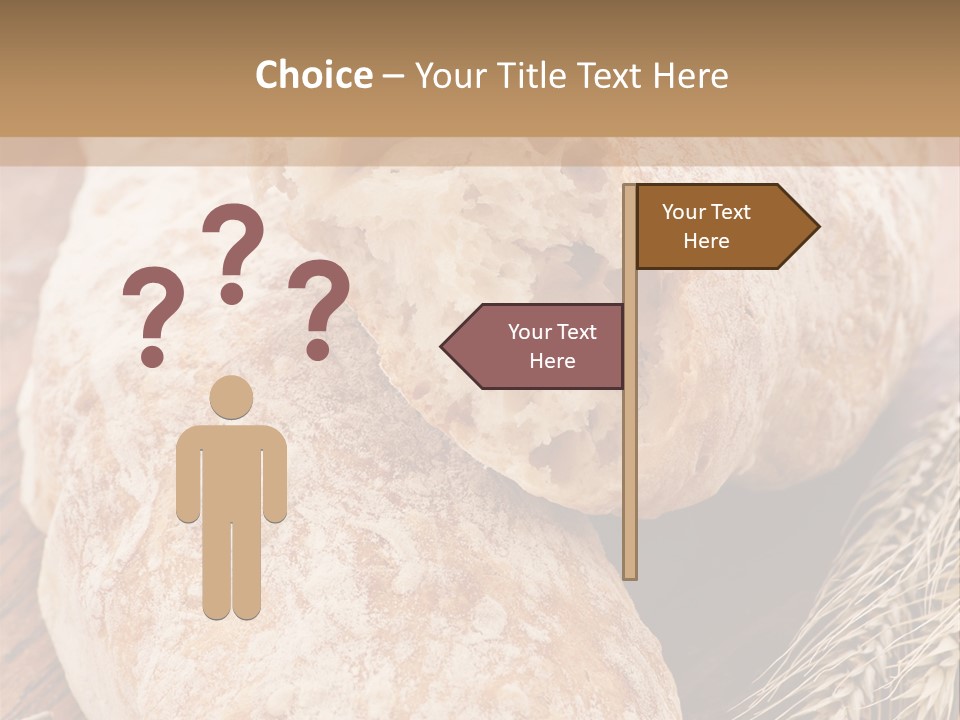 Backen Biologisch Brot PowerPoint Template