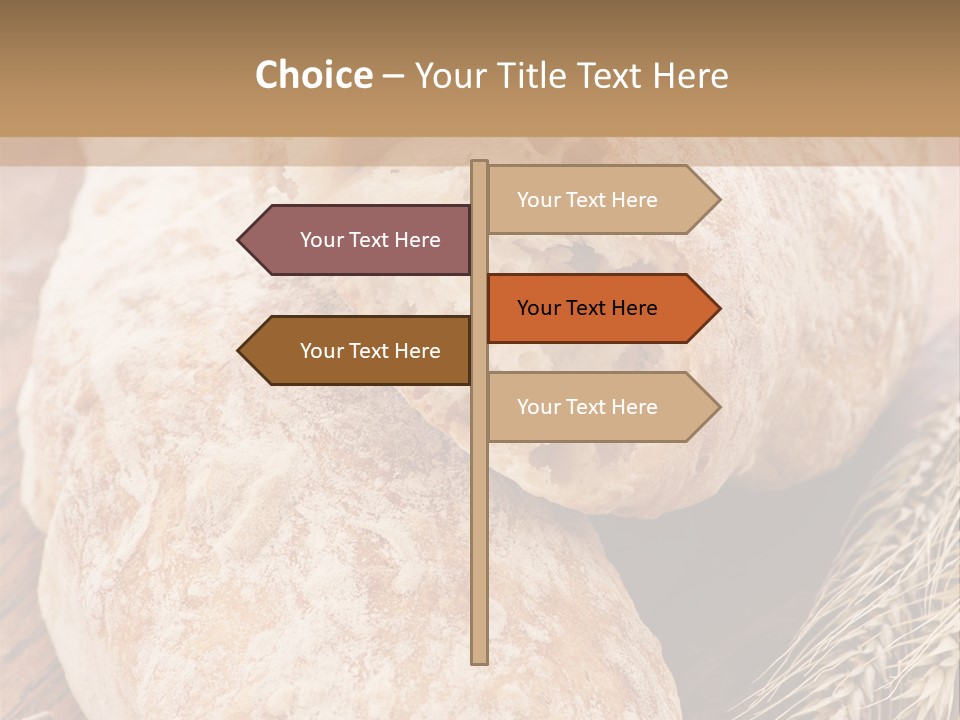Backen Biologisch Brot PowerPoint Template