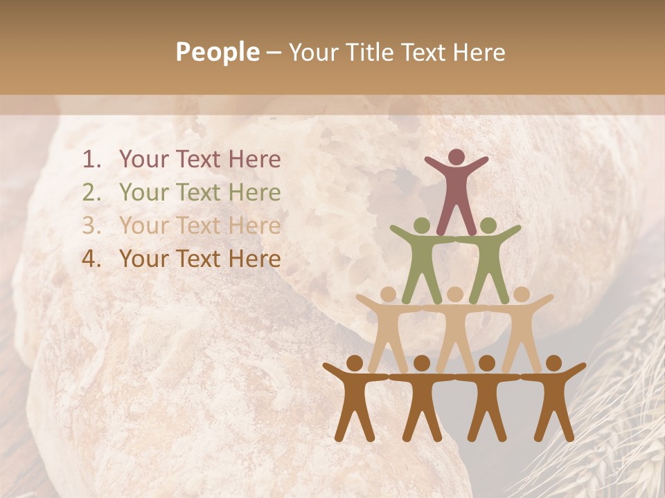 Backen Biologisch Brot PowerPoint Template