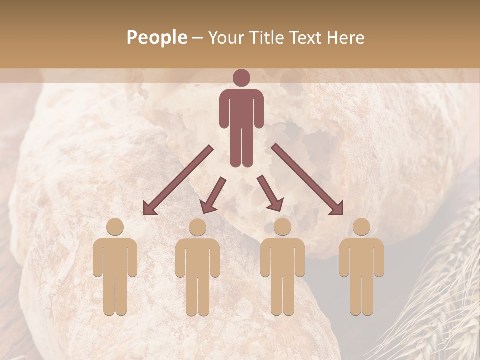 Backen Biologisch Brot PowerPoint Template