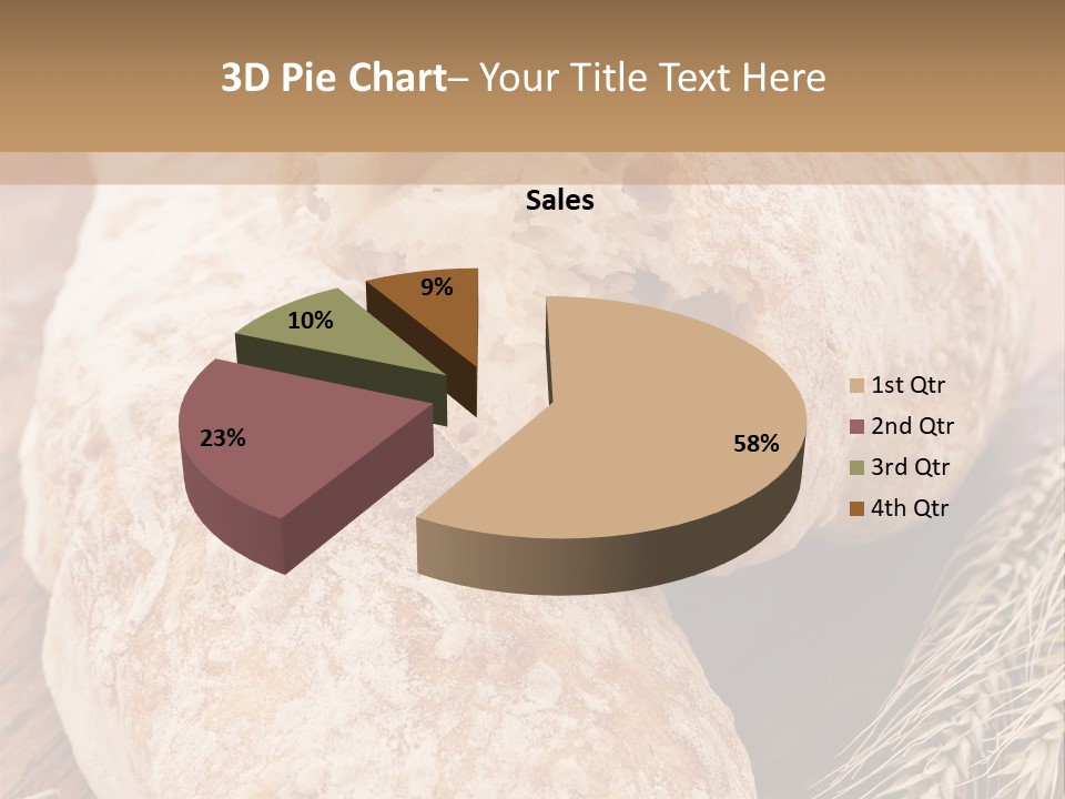 Backen Biologisch Brot PowerPoint Template