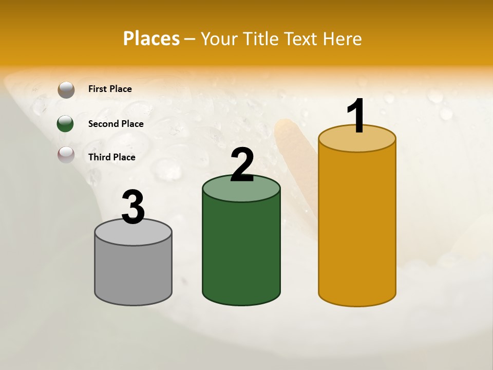 Perfume Bud Fresh PowerPoint Template