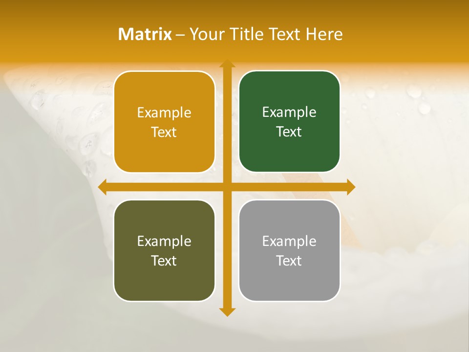 Perfume Bud Fresh PowerPoint Template