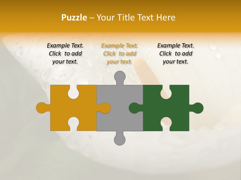 Perfume Bud Fresh PowerPoint Template