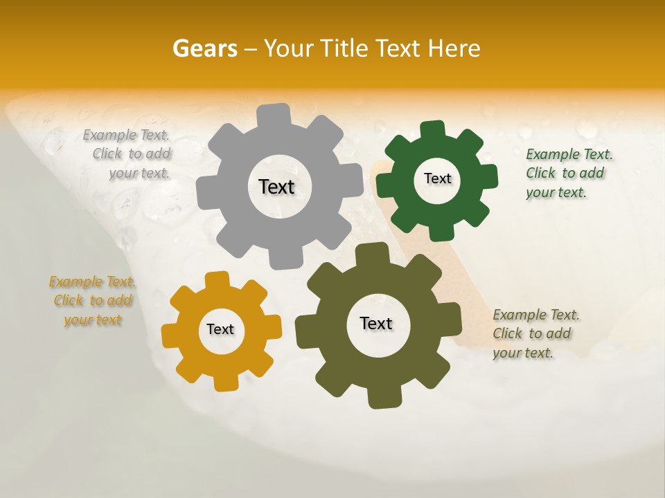 Perfume Bud Fresh PowerPoint Template