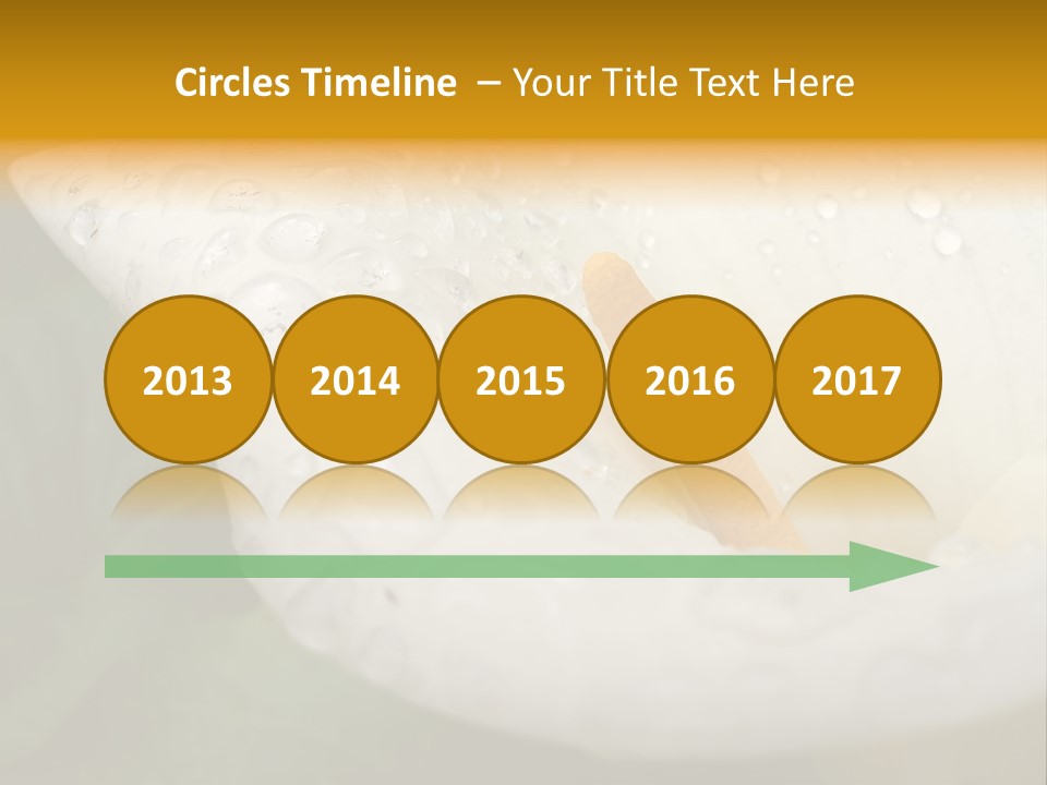 Perfume Bud Fresh PowerPoint Template