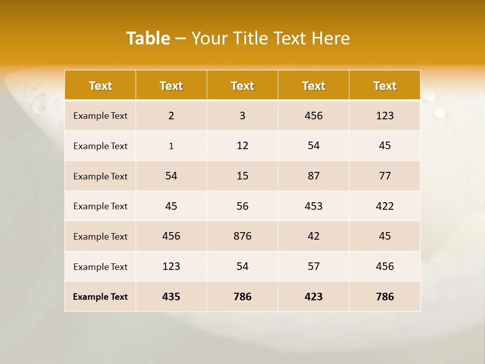 Perfume Bud Fresh PowerPoint Template