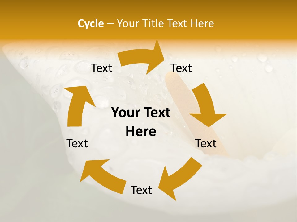 Perfume Bud Fresh PowerPoint Template