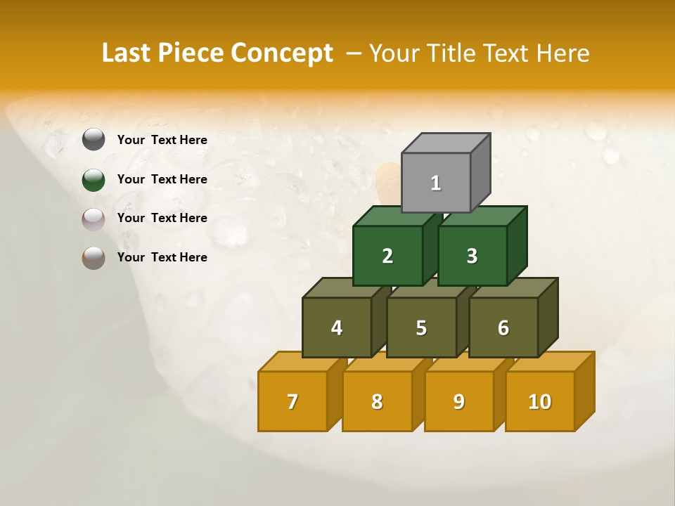 Perfume Bud Fresh PowerPoint Template