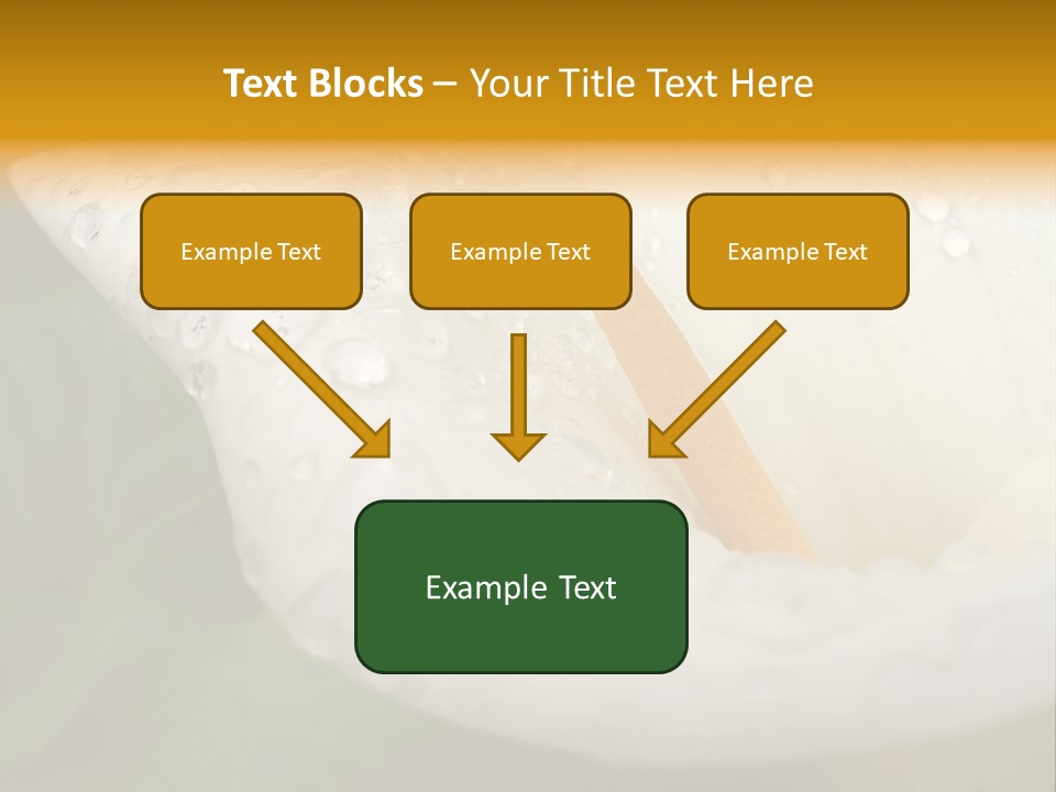 Perfume Bud Fresh PowerPoint Template