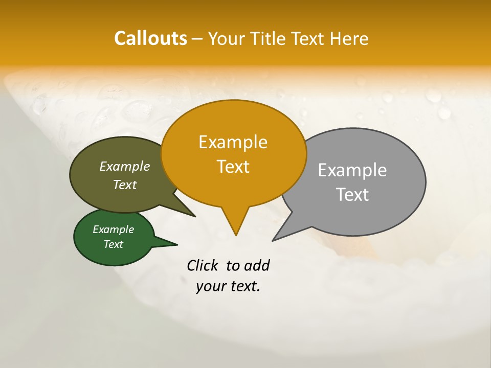 Perfume Bud Fresh PowerPoint Template