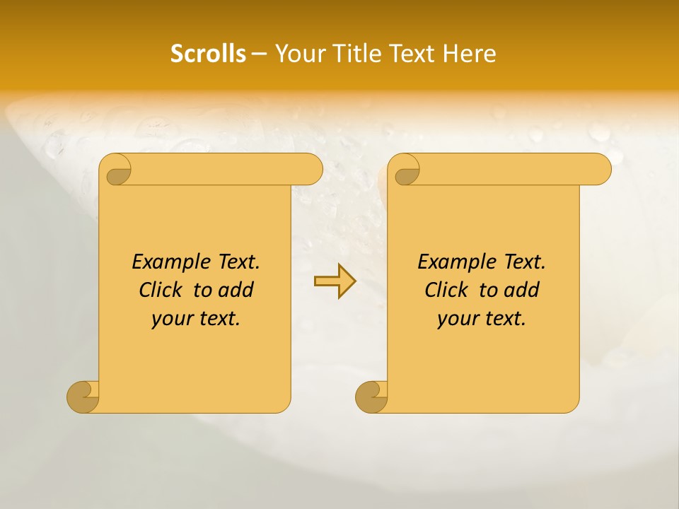 Perfume Bud Fresh PowerPoint Template