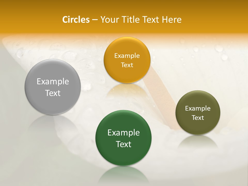 Perfume Bud Fresh PowerPoint Template