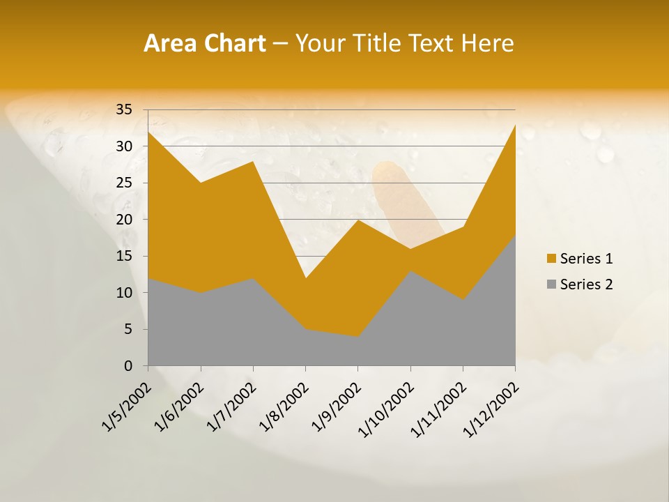 Perfume Bud Fresh PowerPoint Template