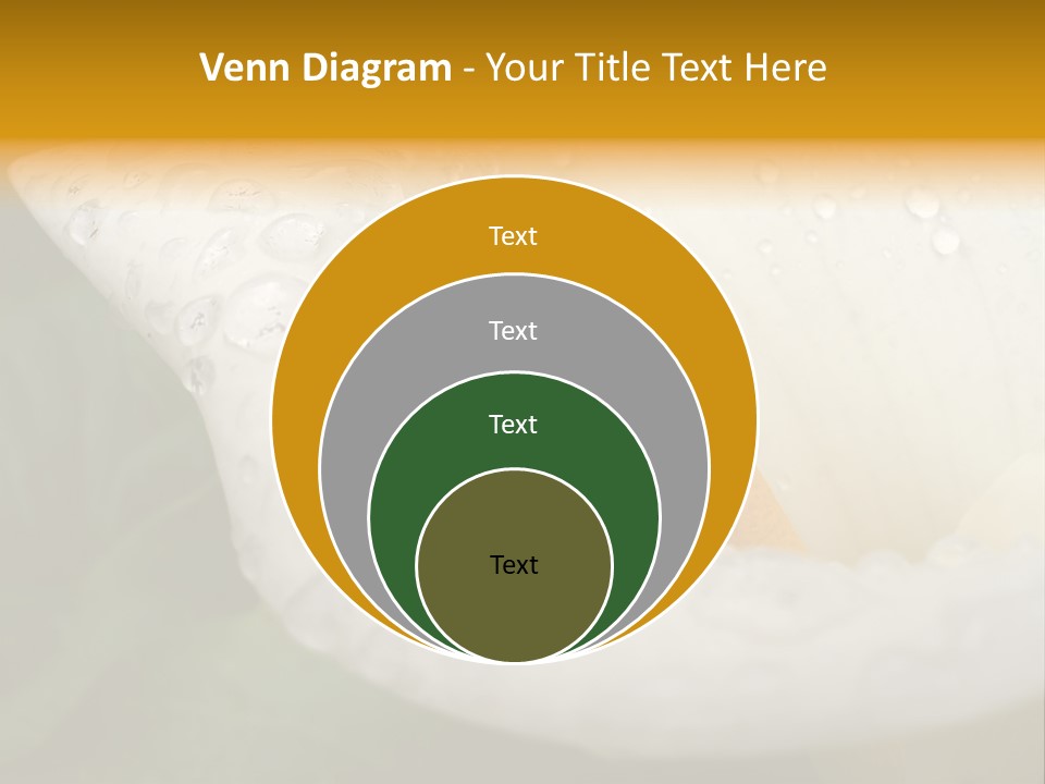 Perfume Bud Fresh PowerPoint Template