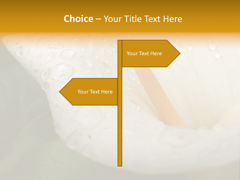 Perfume Bud Fresh PowerPoint Template