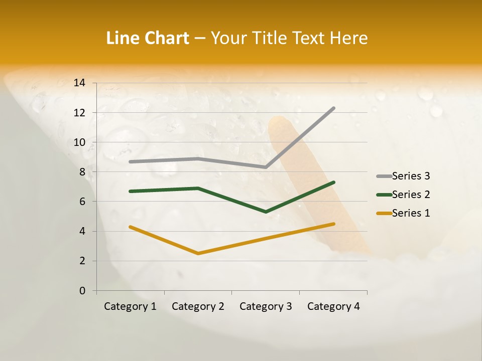 Perfume Bud Fresh PowerPoint Template