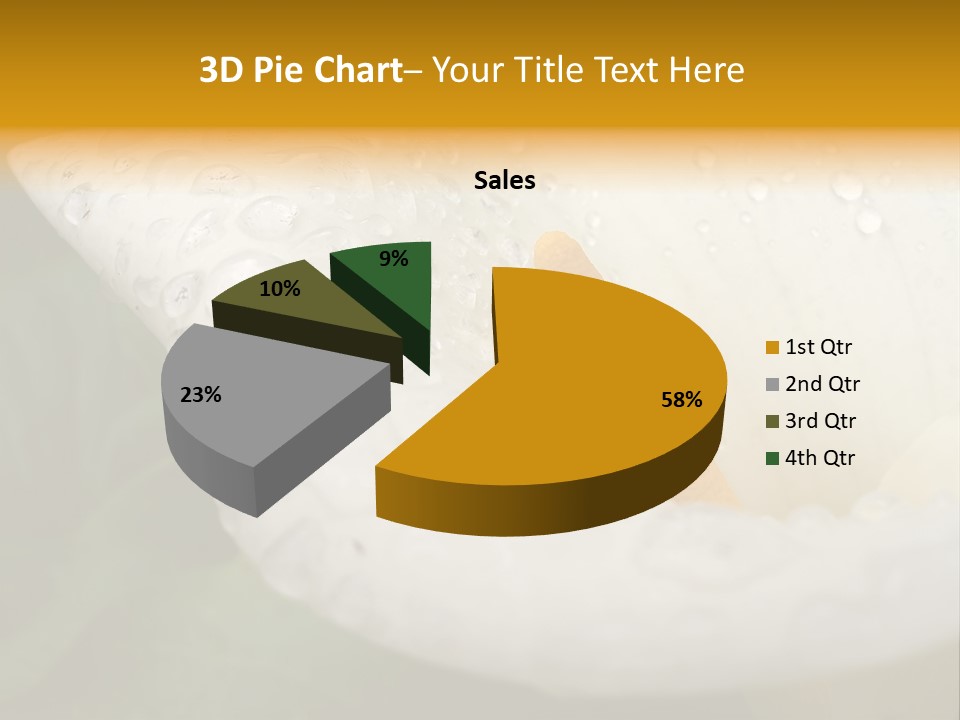 Perfume Bud Fresh PowerPoint Template