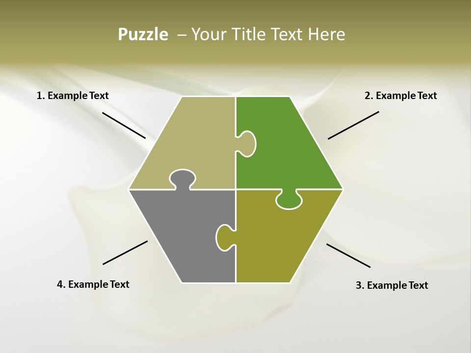 Blumengru Valentinsgru Elegant PowerPoint Template