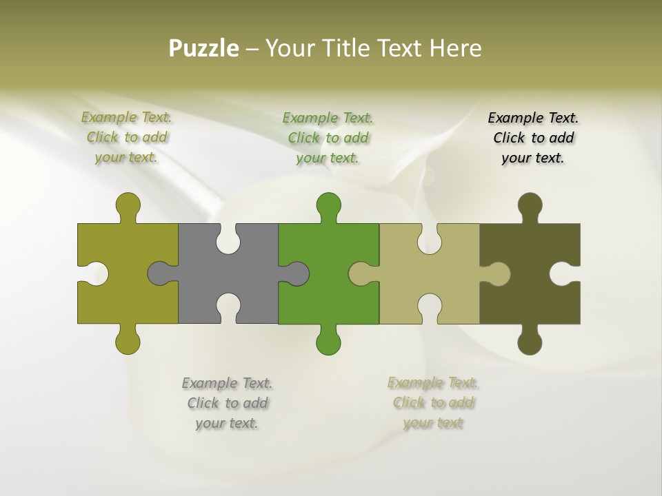 Blumengru Valentinsgru Elegant PowerPoint Template