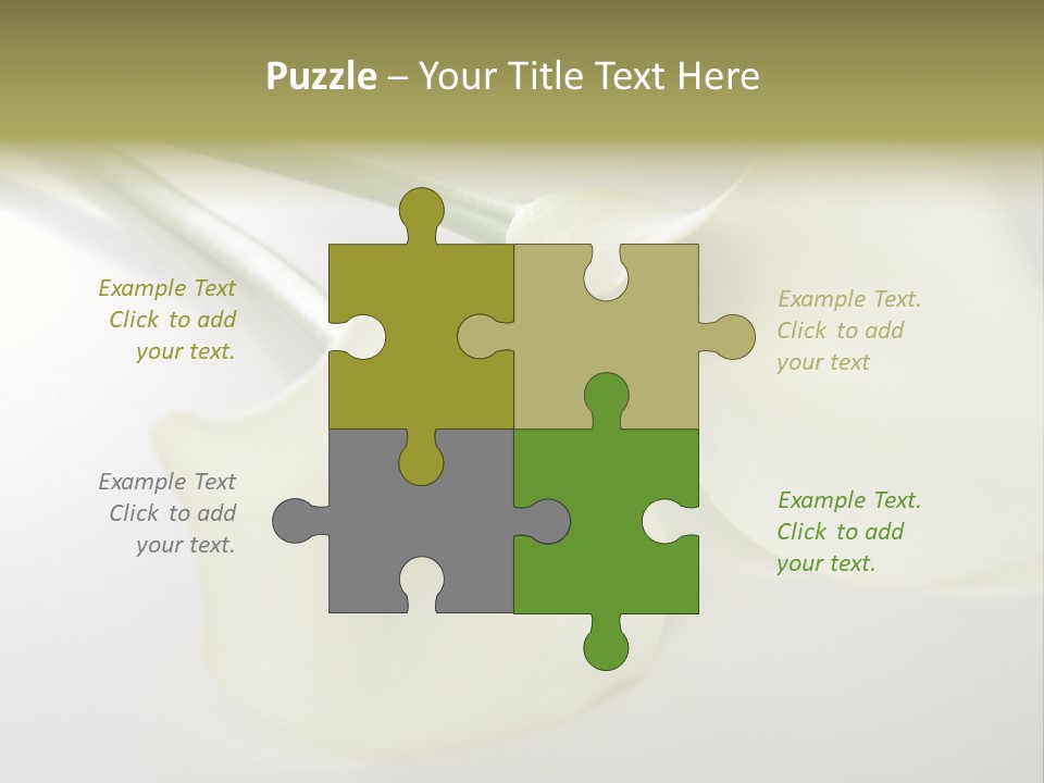 Blumengru Valentinsgru Elegant PowerPoint Template