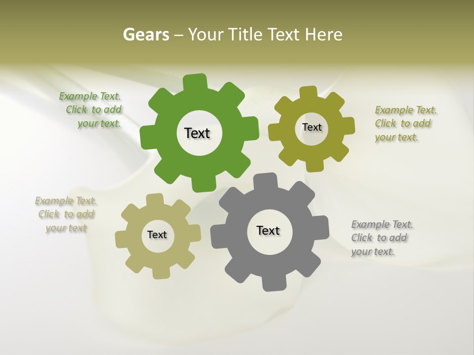 Blumengru Valentinsgru Elegant PowerPoint Template