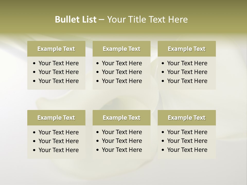 Blumengru Valentinsgru Elegant PowerPoint Template
