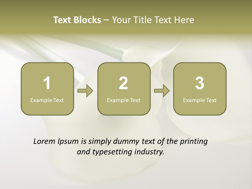 Blumengru Valentinsgru Elegant PowerPoint Template