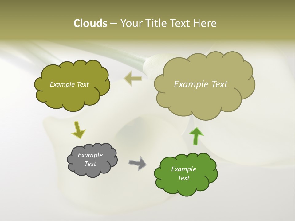 Blumengru Valentinsgru Elegant PowerPoint Template