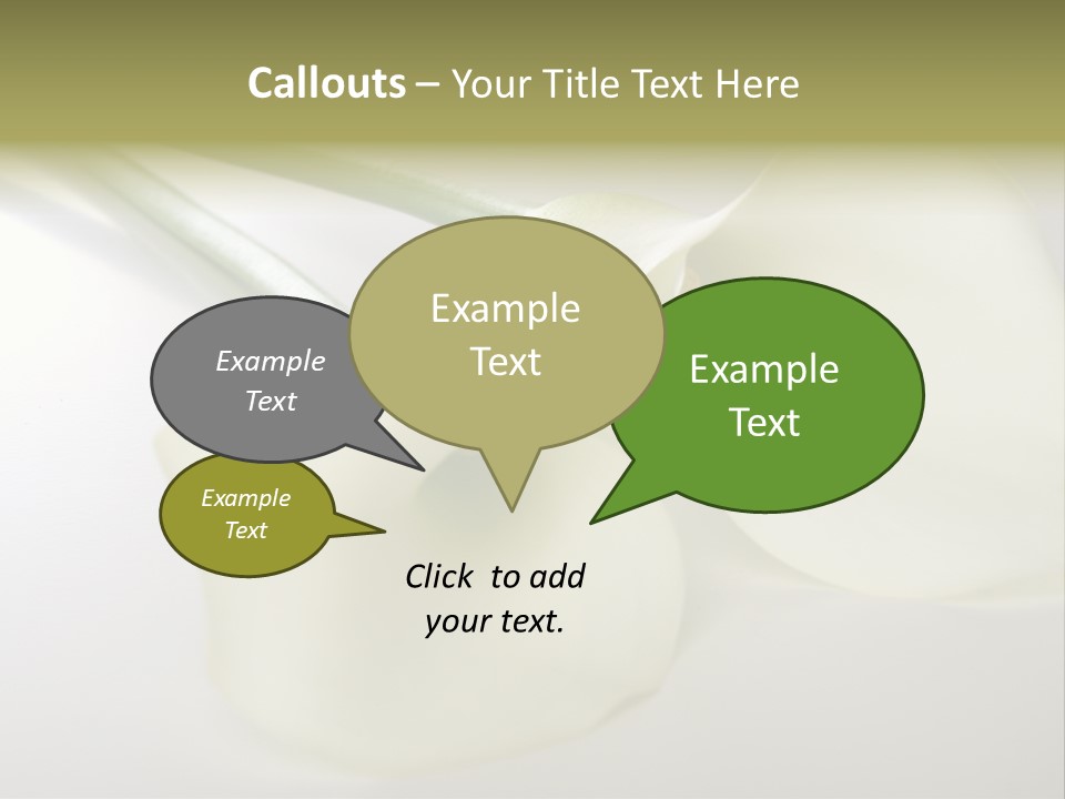Blumengru Valentinsgru Elegant PowerPoint Template