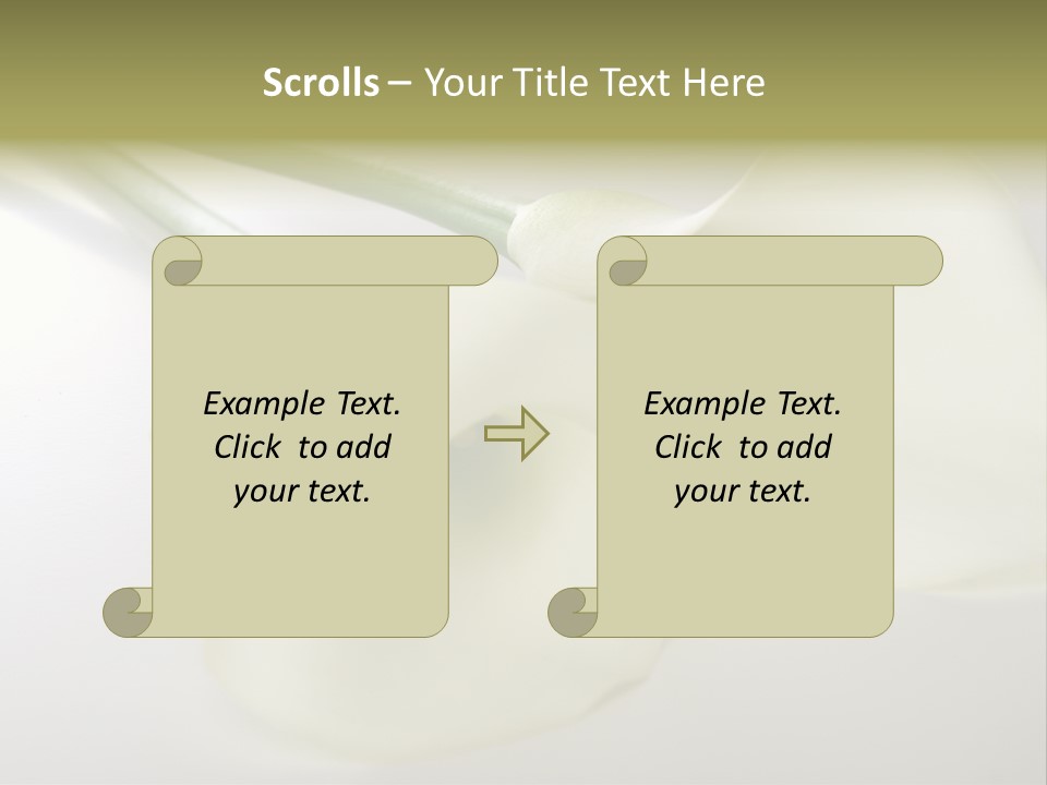 Blumengru Valentinsgru Elegant PowerPoint Template