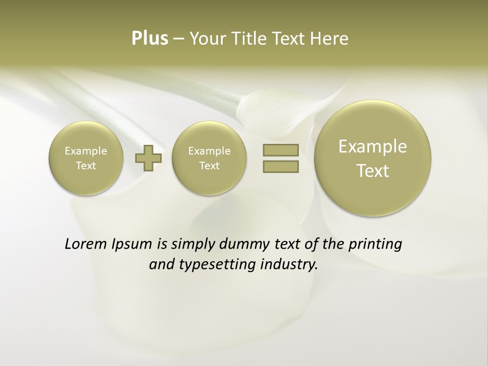 Blumengru Valentinsgru Elegant PowerPoint Template