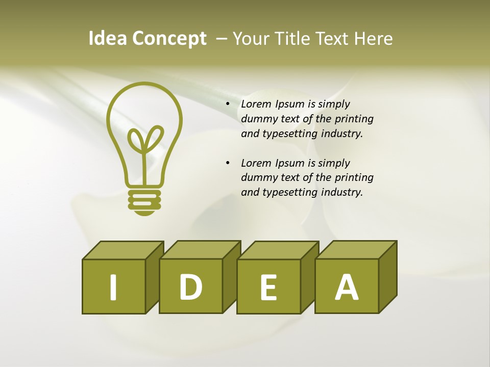 Blumengru Valentinsgru Elegant PowerPoint Template