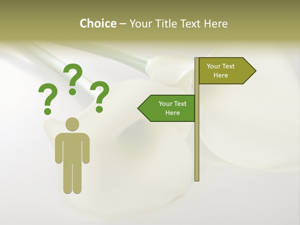 Blumengru Valentinsgru Elegant PowerPoint Template